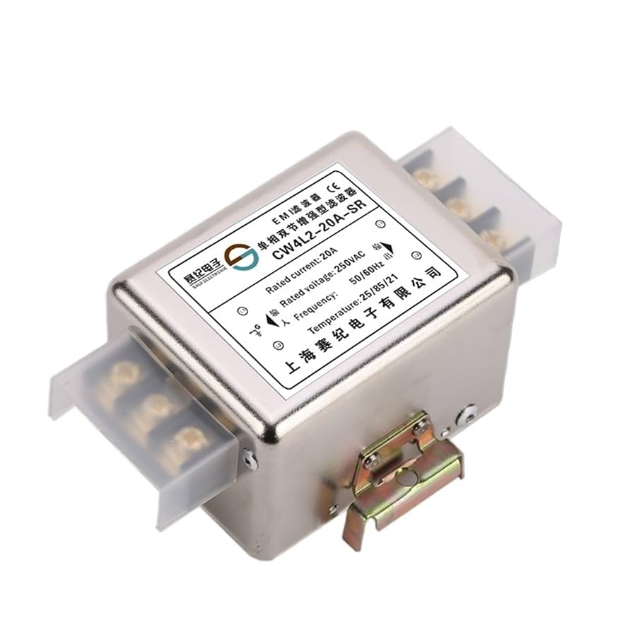 Power Filter Single Phase 10A 20A Ac110/220V For Fiber Optic Marking Machine Cw4l2 20a S