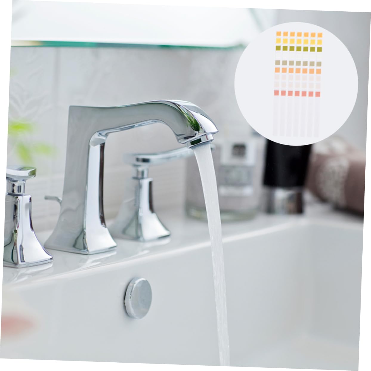 3 Sätze Wasserqualitätsteststreifen Pool-teststreifen Hochempfindliche Teststreifen Ph -tester Wassertestpapiere Prüfen Ph Test Papier Colorful 50 Stück * 3