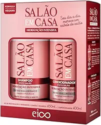Eico Kit Salão em Casa Hidratação Intensiva Shampoo 450ml + Condicionador 400ml