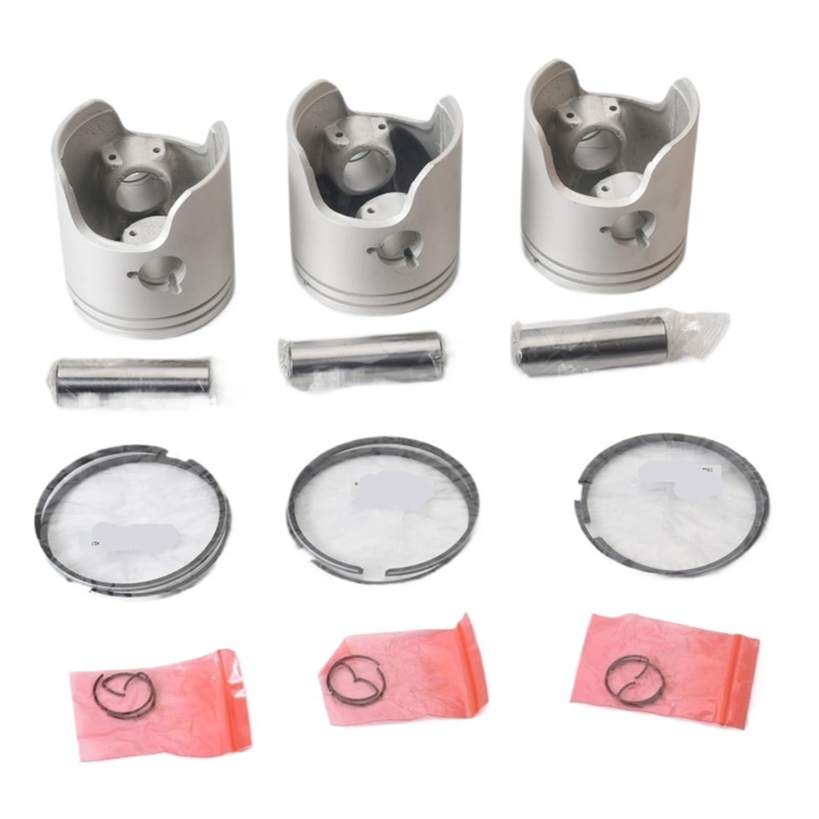 6H4-W0001-02 6H4-11631 Kit guarnizioni testata pistone STD for Y//a//m//a//h//a 2T 40HP 50HP 3 cilindri 40TRC 6H4/63D Set albero motore