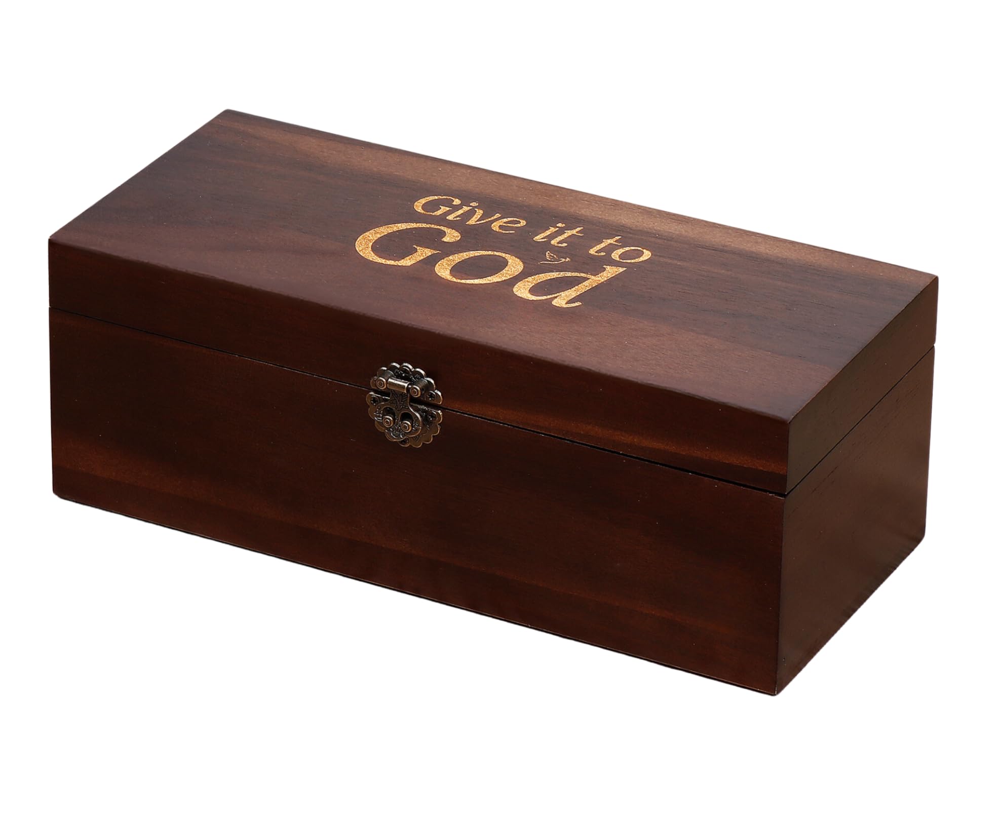 Amazon.com: Prayer Box – Acacia Wood & Metal, Engraved “Give it to