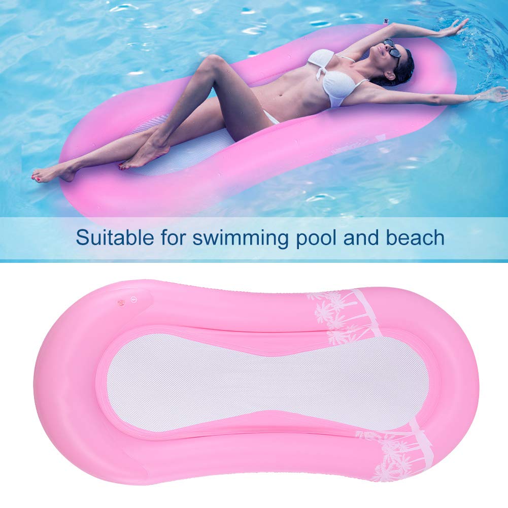 lahomie Lounger Pool Float, Inflatable Spring Float Swimming Pool Air Bed  Beach Mat Surfing Beach Toy Hammock Bed Float Recliner Inflatable Water