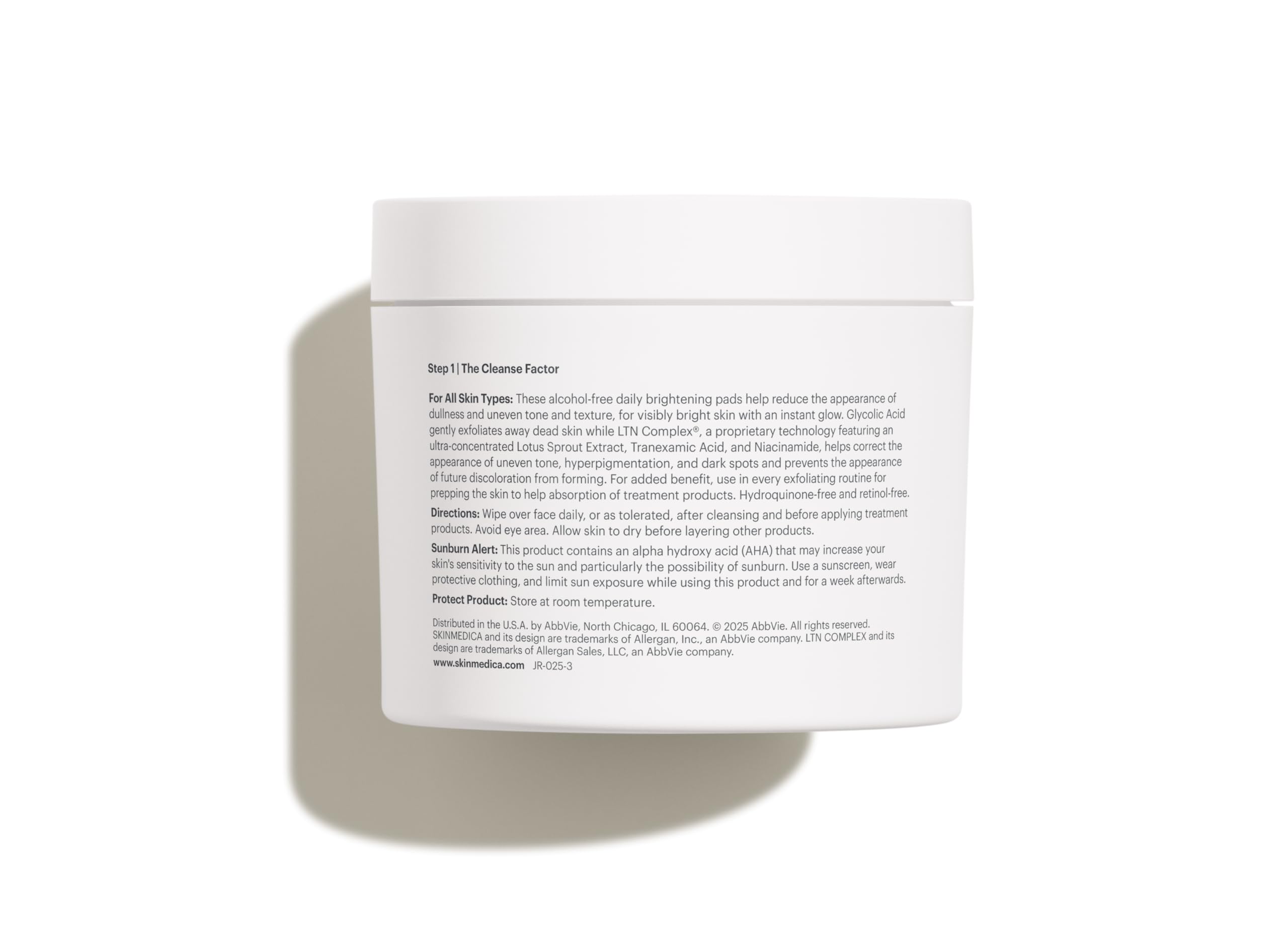 SkinMedica Even & Correct Brightening Treatment Pads For Face Exfoliating, 10% Glycolic Acid Pads That Are Retinol-Free, Alcohol-Free and Hydroquinone-Free, 60 Ct