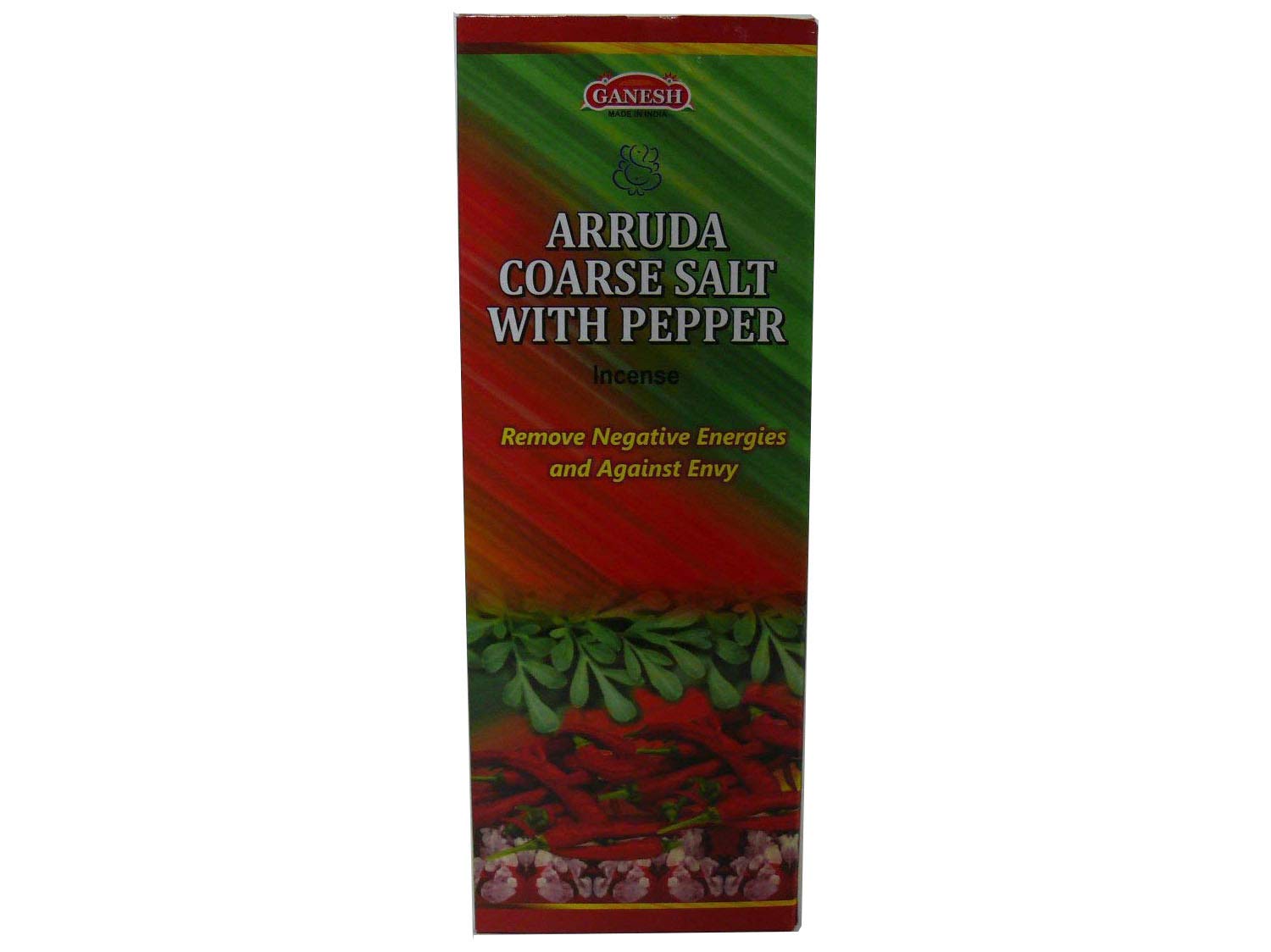 SAC Ruda Incense, Thick Salt and Pepper, 6 packs of 20 rods c/u, (Ruda, Salt Grosso com Pimenta)
