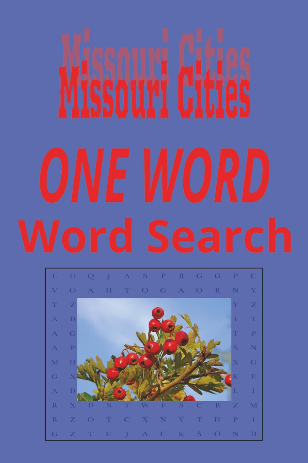 Missouri Cities “One Word” Word Search Puzzle Book: One Word, Word Searches with Easy to Read Print about cities in the state of Missouri | 6x9 ... for Holidays, Road trips and Get Well Wishes