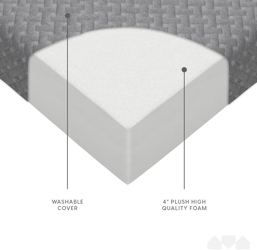 Milliard 6Inch Memory Foam Tri Folding Mattress With Ultra, 49 OFF