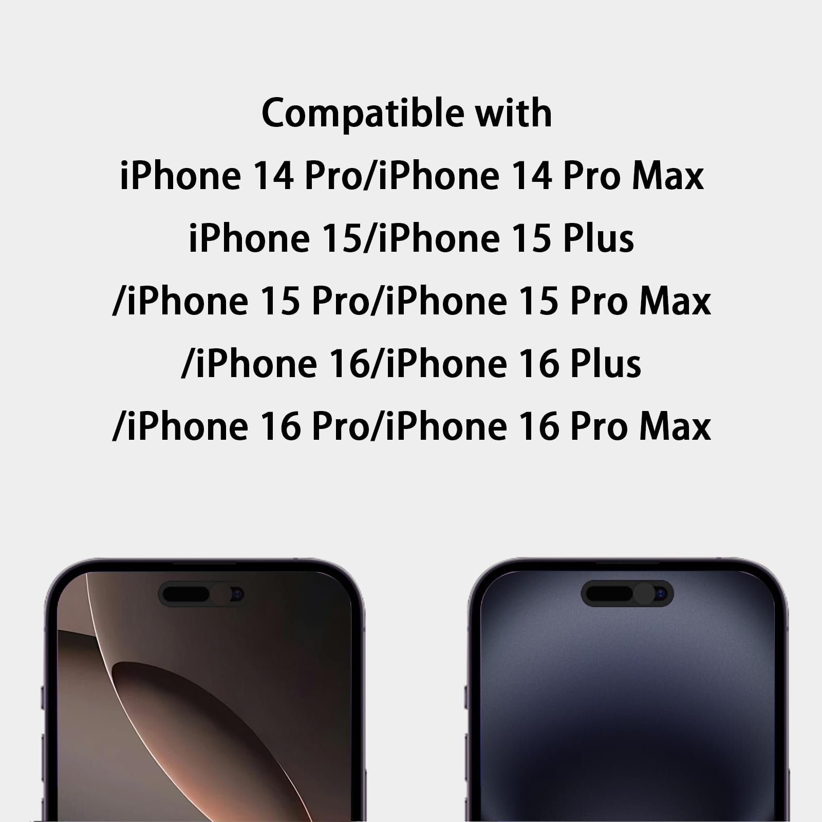 Copertura anteriore per fotocamera, compatibile con iPhone