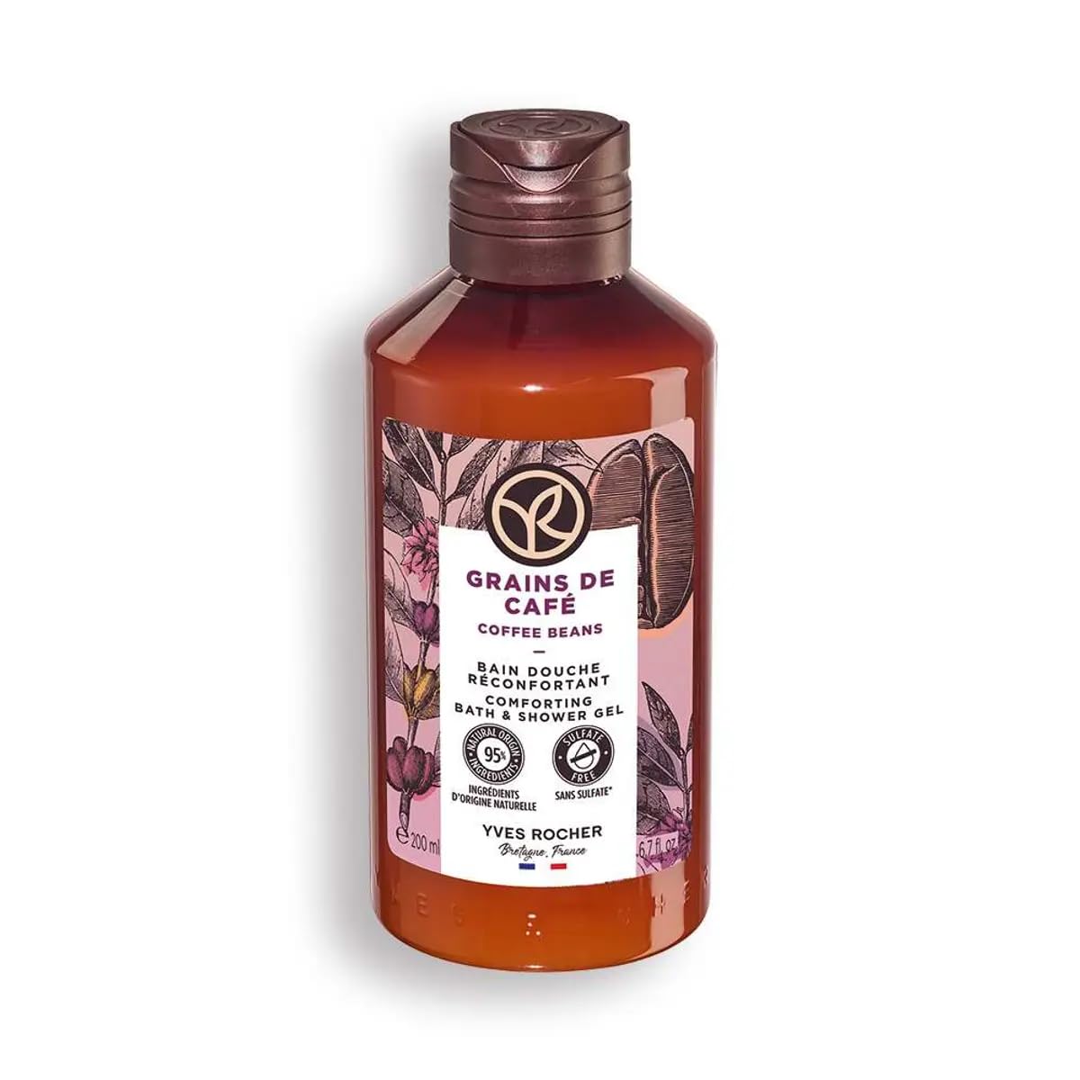 Yves RocherSensual Bath & Shower Gel Nourishing Moisturising - Coffee Beans 200 ml./6.7 fl. oz.