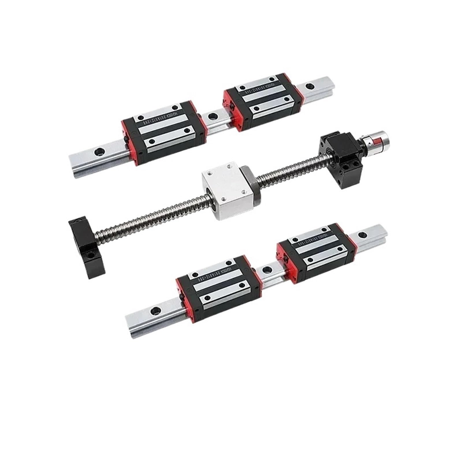 Guida scorrevole lineare in miniatura Guide lineari da 20 mm Guida quadrata HGR20 con cursore HGH20CA con kit vite a ricircolo di sfere SFU1605(700MM)