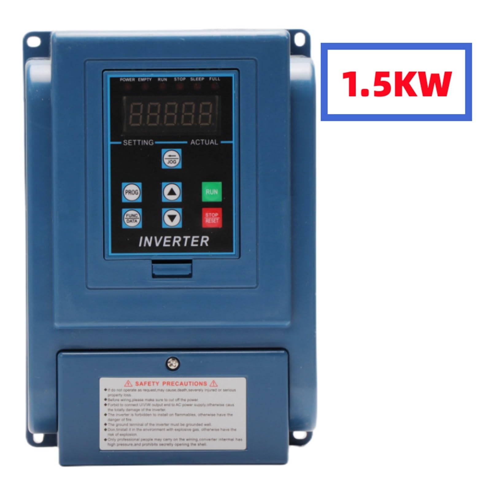 Regulator ciśnienia, 1PH 1,5 kW VFD z pojedynczym wejściem, pojedynczym gniazdem, regulator prędkości konwersji częstotliwości do zaopatrzenia w wodę o stałym ciśnieniu(800-1.5KW)