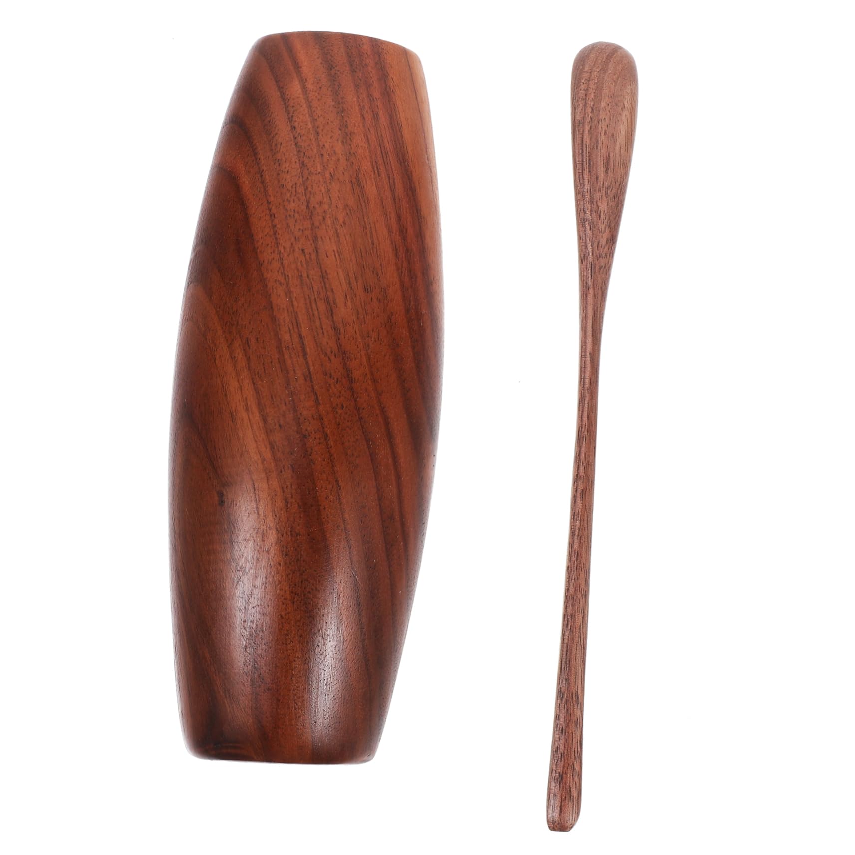 Cabilock 1Set Multi Functional Walnut Tea Ceremony Tool Includes Tea Leaf Scoop and Utensils Holder Accessory for Tea Lovers Home Office and Tea Shops