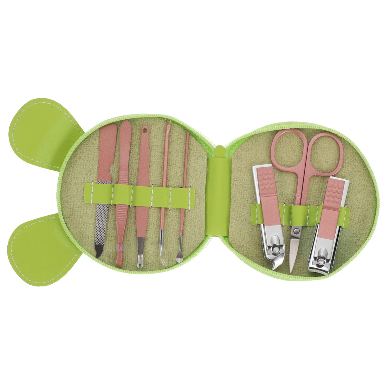 Healeved 3sets Tronchesi Per Unghie Inossidabile Kit Manicure Portatile Per Manicure e Pedicure e Pratici e