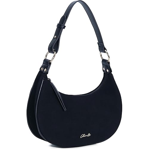 Chinllo Purse for Women Shoulder Bag Cute Mini Clutch Zipper Hobo Tote Handbags