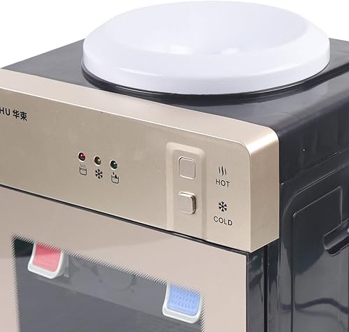 Miniatura 5 de Dispensador de agua, 5 galones de carga superior, mini enfriador de agua para encimera, máquina eléctrica de mesa con agua calientefría