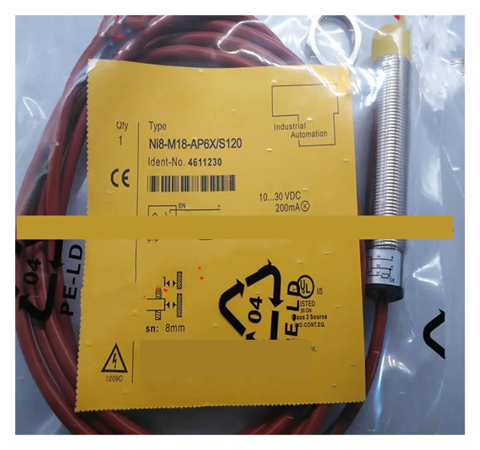 UITGVDQAT 3pcs Proximity Sensor BI5-M18-AP6X/S120 NI8-M18-AP6X/S100