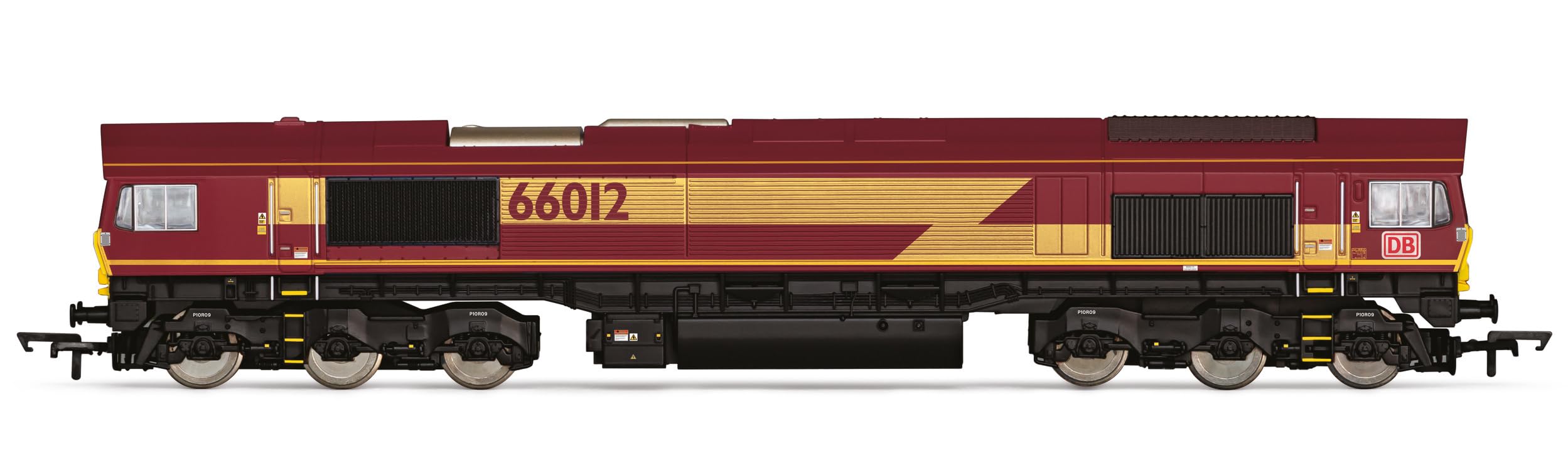 Hornby R30370 DB, Class 66, Co, 66012-Era 11 Railway Locomotives, Red