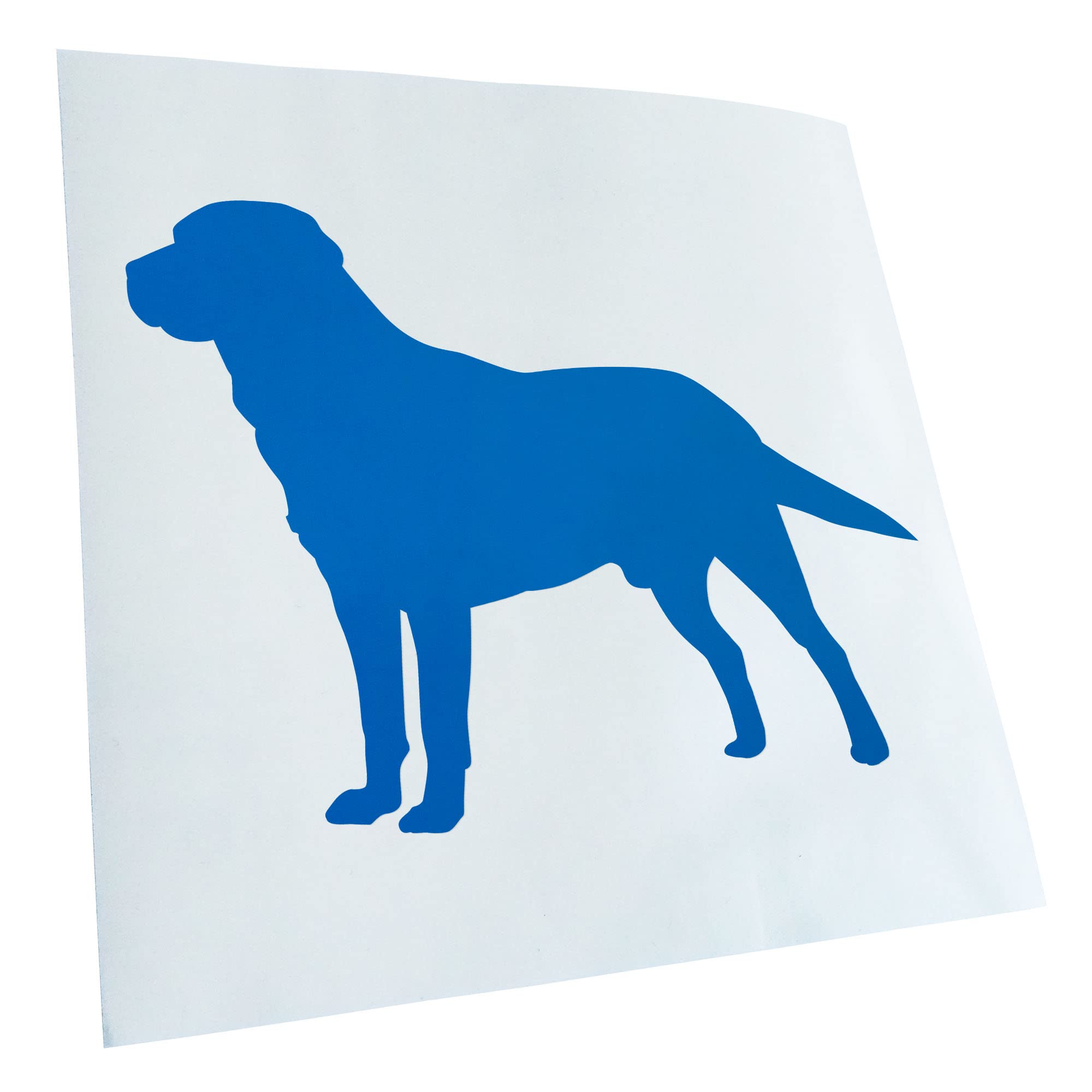 Kiwistar - Car Sticker - Blue - 40 x 31 cm Labrador Dog Retriever - Rear Window Car Sticker Weatherproof for Car Truck Moped Truck - Sticker Exterior Self-Adhesive Tuning Accessories for Window