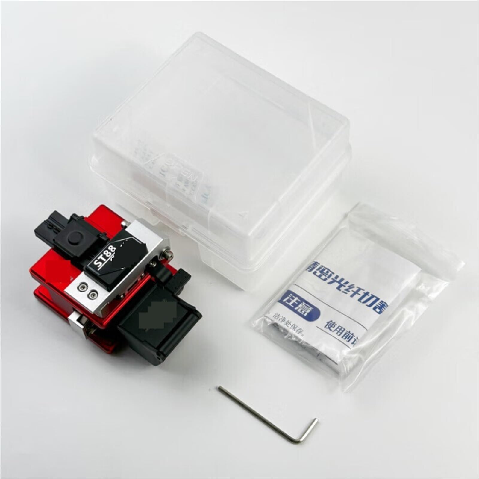 Cortadora de fibra óptica Cortadora de fibra óptica de precisión ST88, hoja afilada, deslizamiento automático hacia atrás con diseño fácil de usar