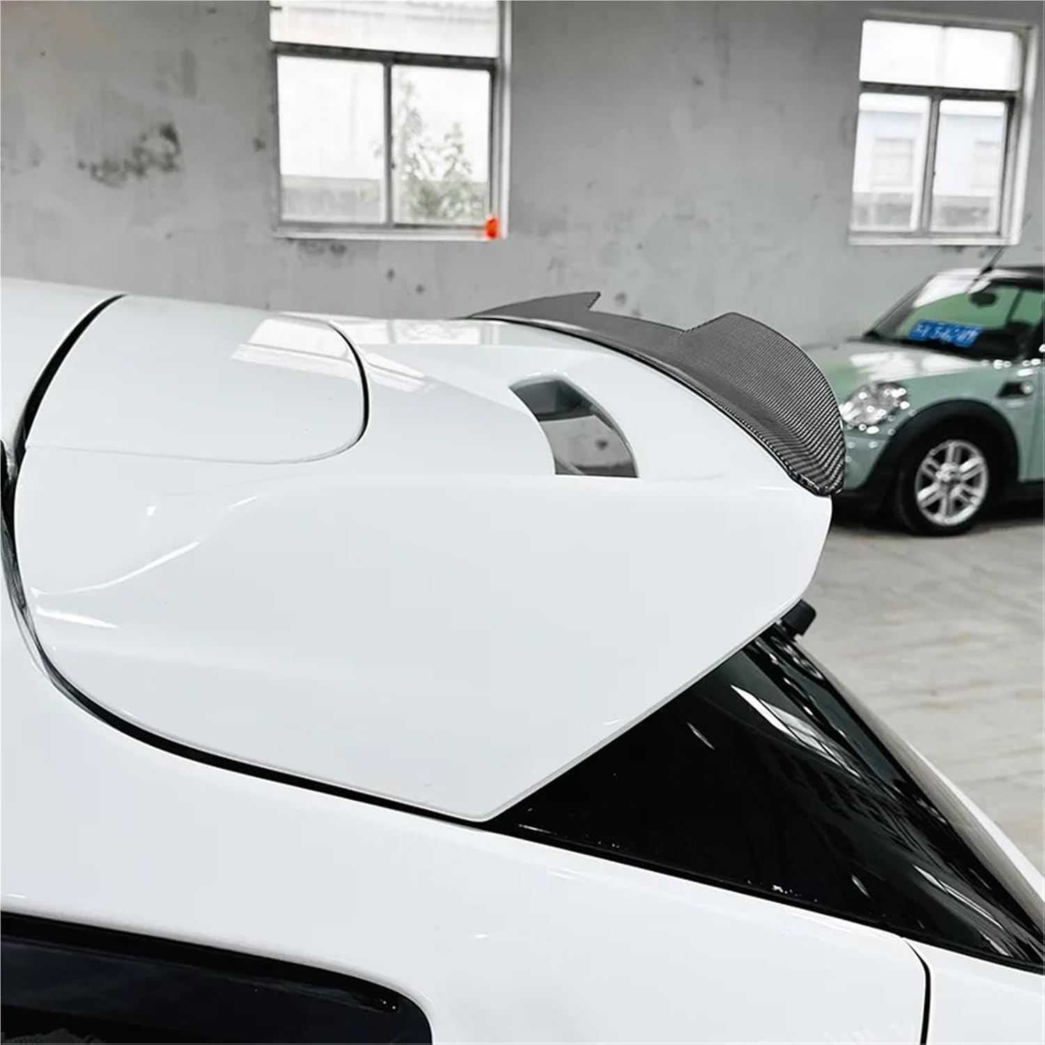 Rear Spoiler Wing Compatible for Ford Focus MK3 ST-Line ST 2011-2017 Rear Roof Spoiler Wing Body Kits Tuning Car Styling(Glossy Black)