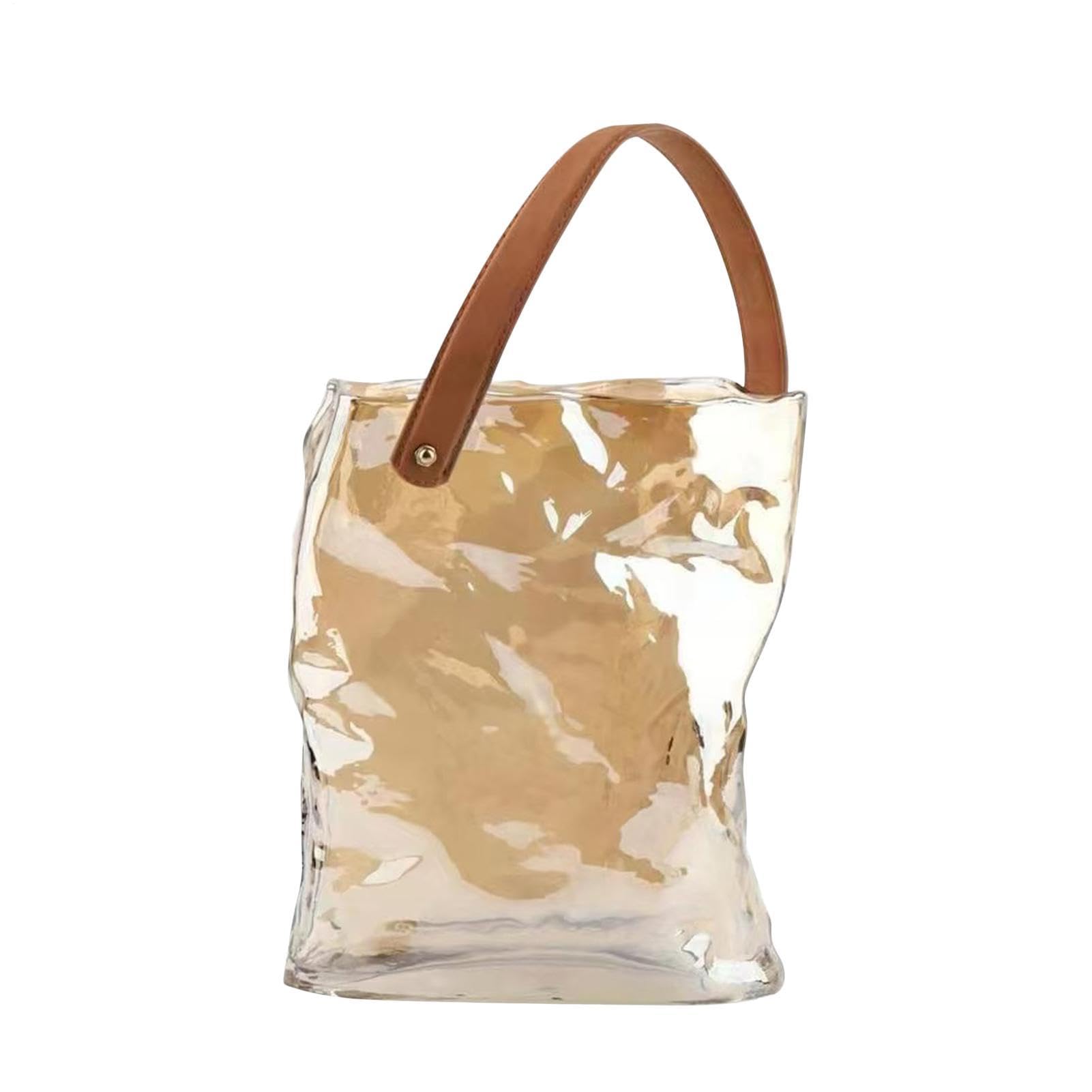 Taschenvase Moderne Wohndeko Tischdekoration | Blumengesteckhalter Vase Deko für Wohndeko Schlafzimmer Wohnzimmer Büro Landhausstil Geburtstag Einweihung Hochzeit Party