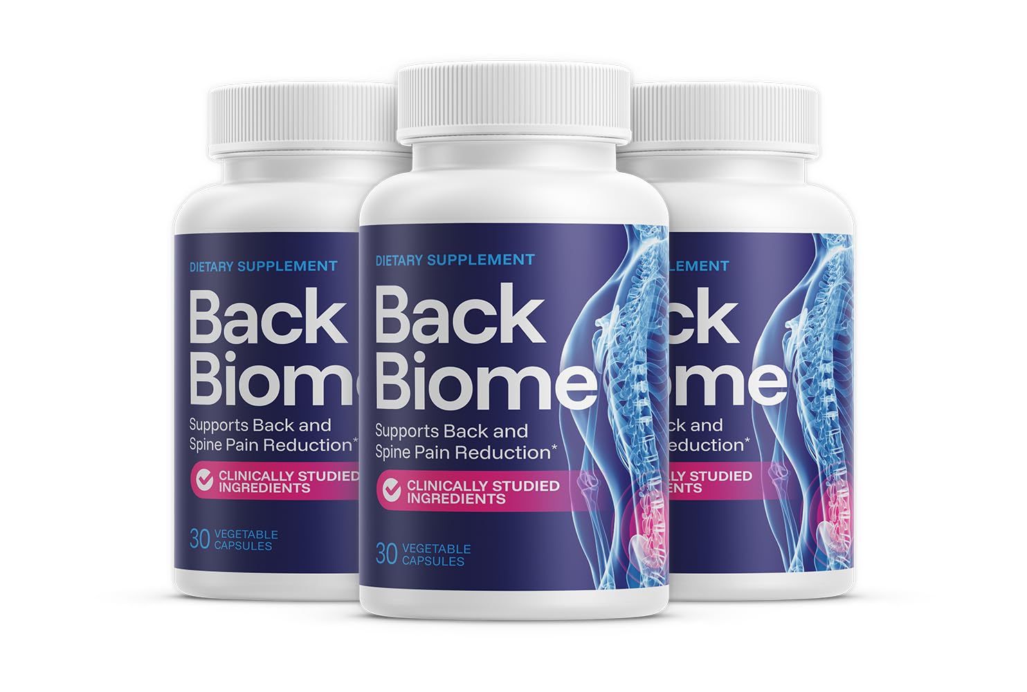 Advanced 7-Strain Probiotic Formula for Gut Back Health Supports Digestive Balance Reduces Inflammation Promotes Spinal Comfort Non-GMO Vegan