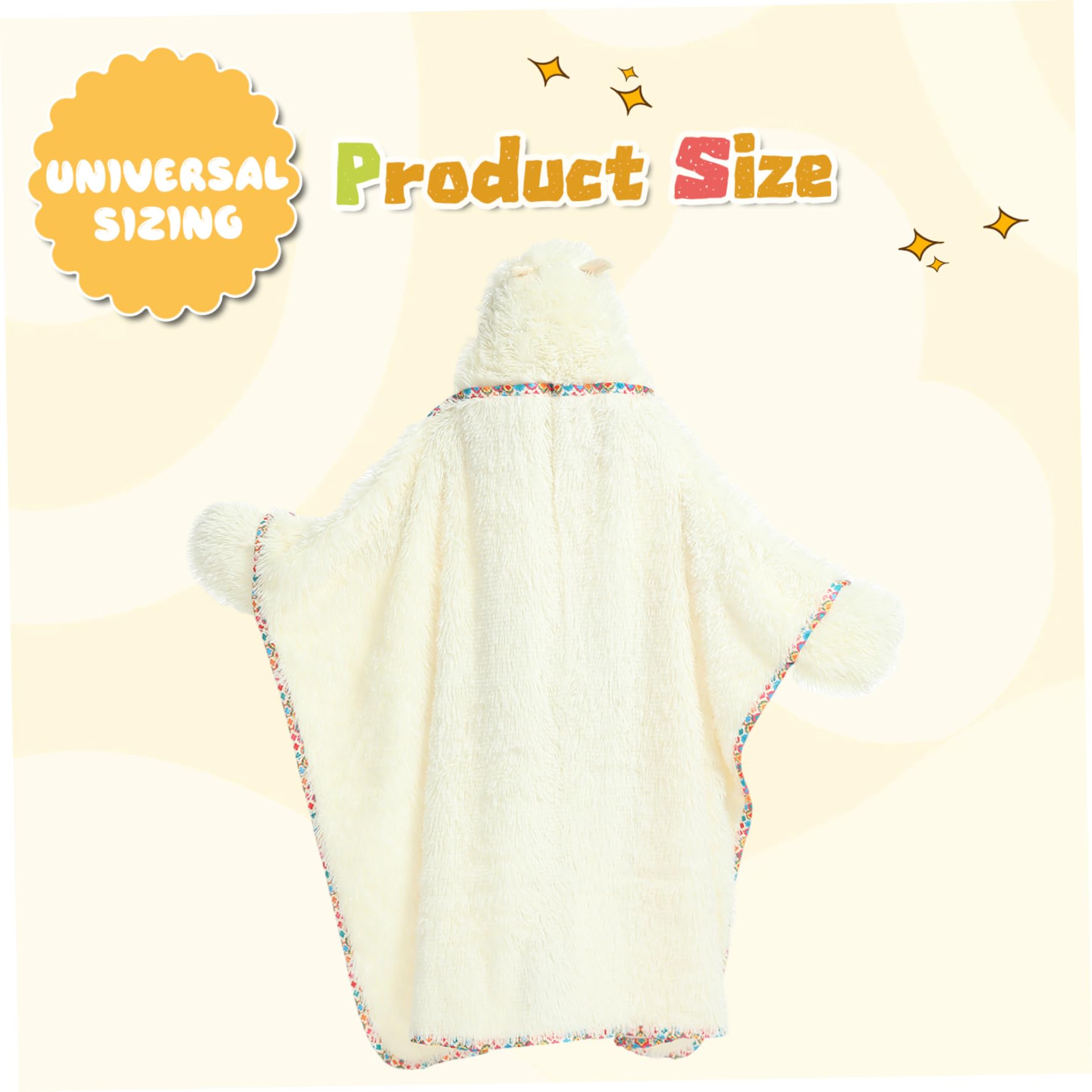 Manta Portable con Capucha de Manta de Invierno de Alpaca Suave y esponjosa para Adultos para Mujeres dormitorios de Adultos