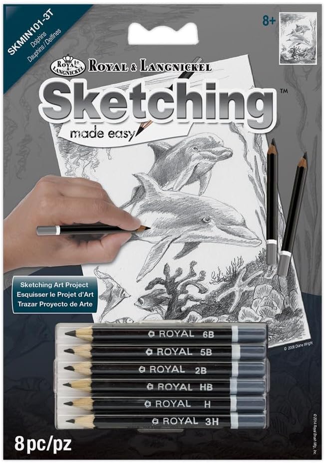 ROYAL BRUSH Sketching Mini Dolphincs (SKMIN-101)