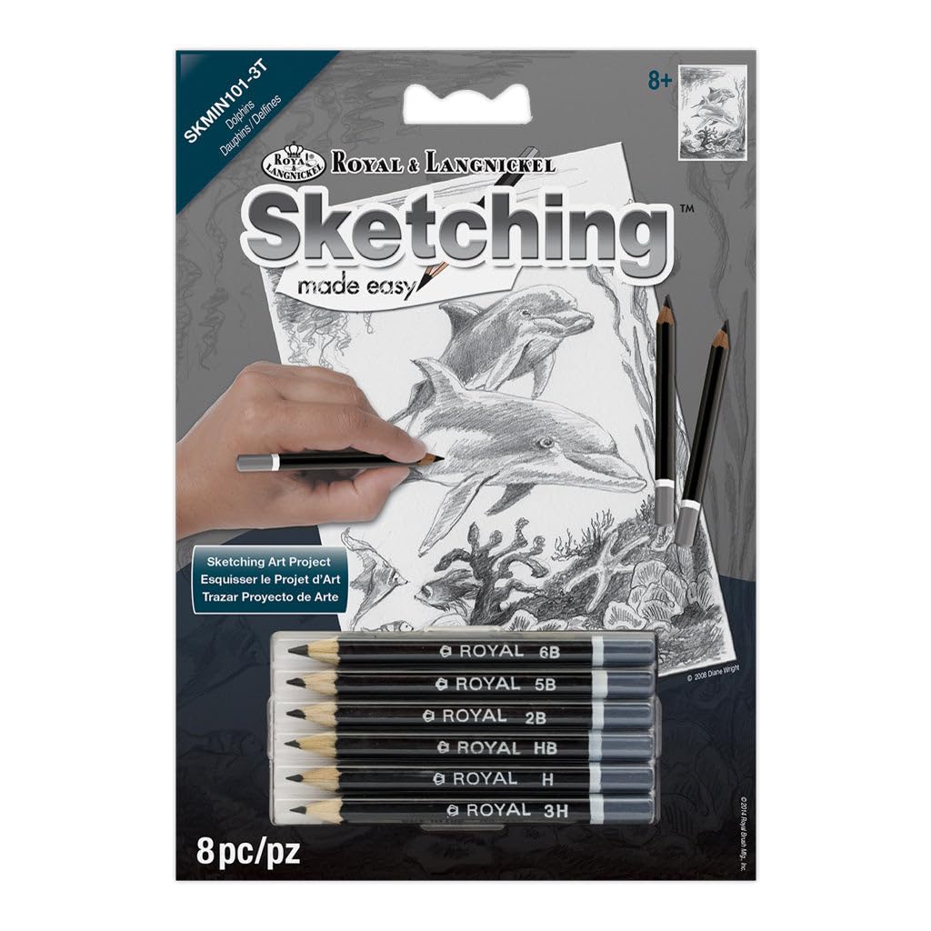 ROYAL BRUSH Sketching Mini Dolphincs (SKMIN-101)