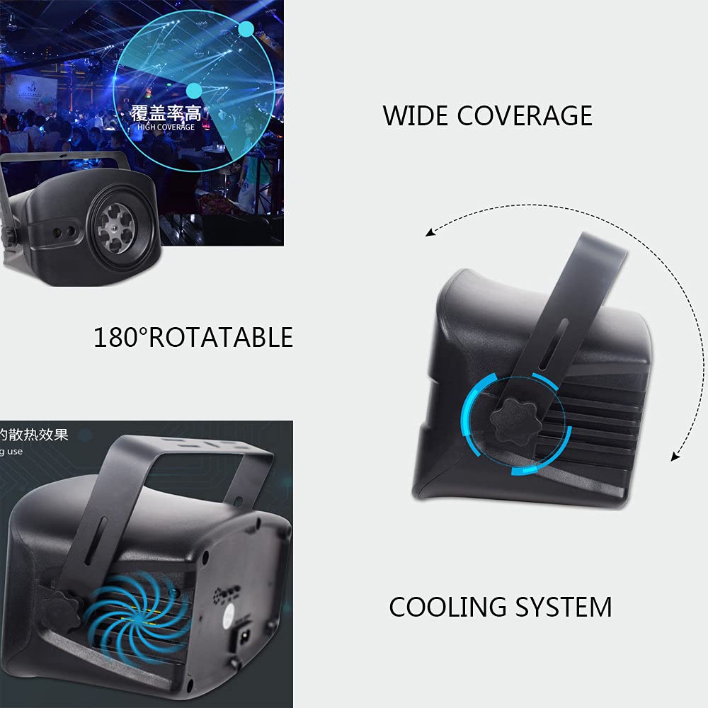 Christmas Starry Sky Lights,Rotating Sound-Activated Stage Lights,Pattern Projection Lights,Wide Coverage,Suitable for Bedrooms,Stages,Holiday Parties,Starry-Sky