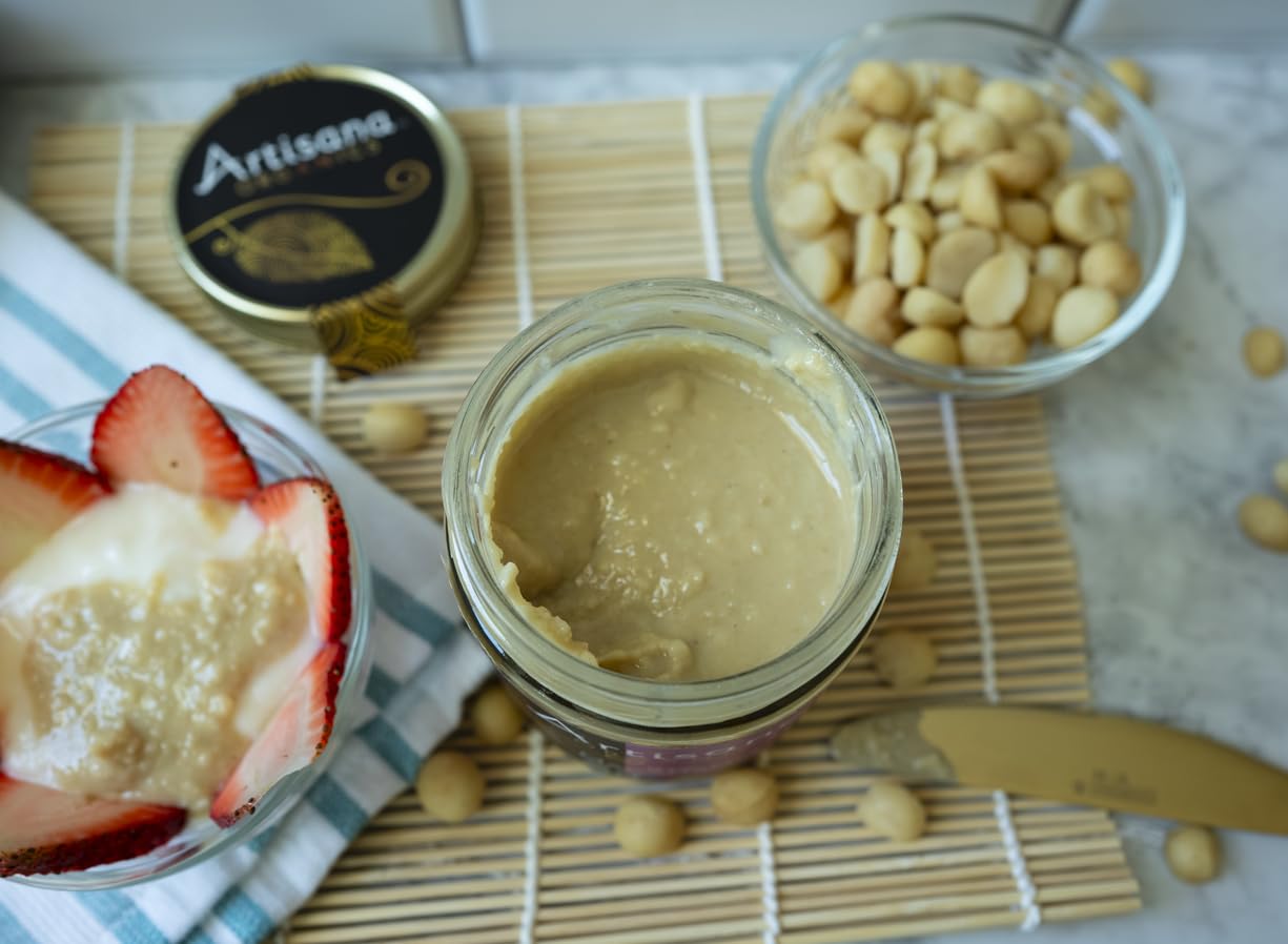 Artisana Organic Raw Macadamia Butter with Cashew 8oz 2-Pack