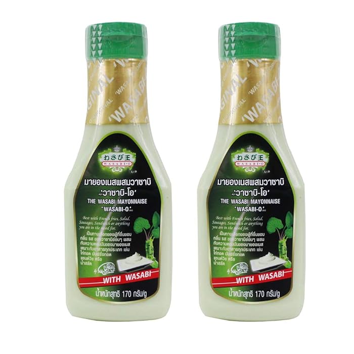 Buy WasabiO,Wasabi Mayonnaise 170 g (6.0 Oz) uses Real Wasabi It's