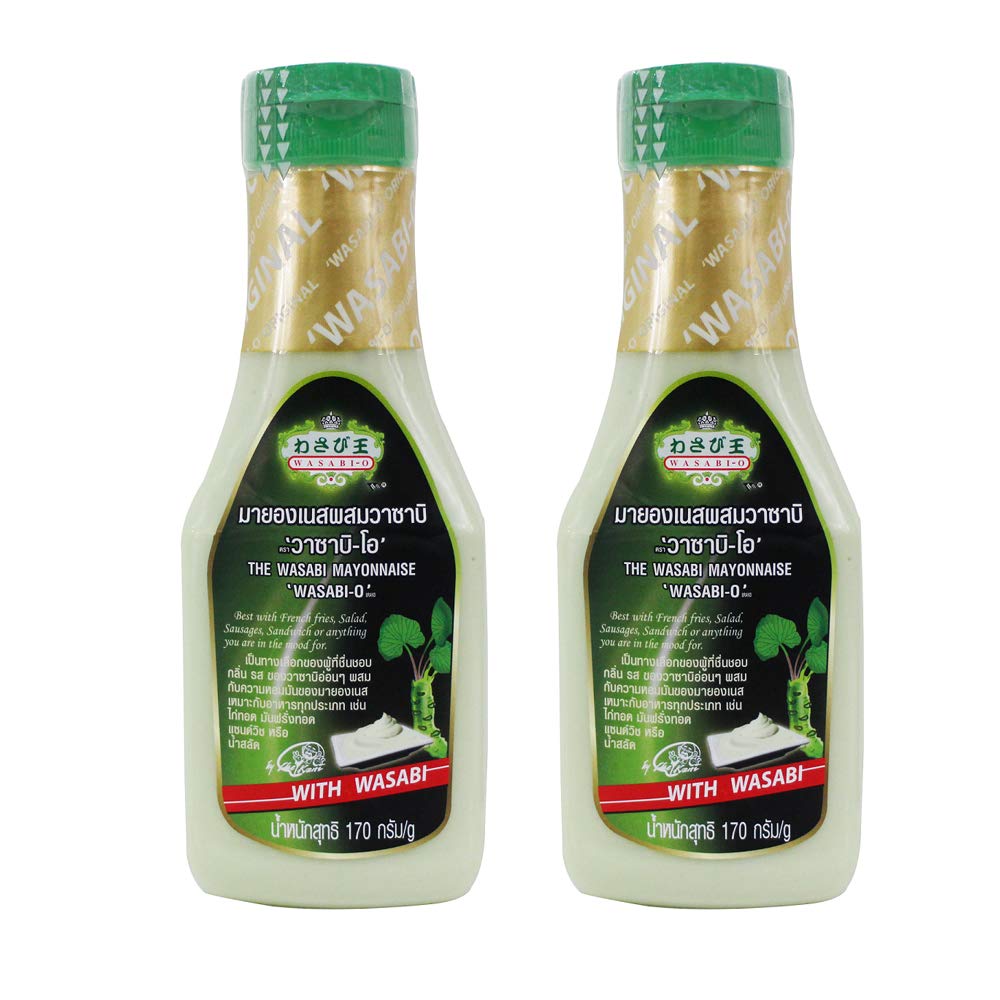 Buy WasabiO,Wasabi Mayonnaise 170 g (6.0 Oz) uses Real Wasabi It's