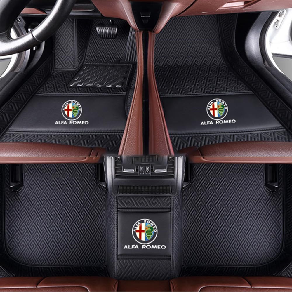 Tapis De Tableau De Bord En Cuir Pour Alfa Romeo Giulia (952) 2017-2021 - Anti-UV, Anti-Glare - 4
