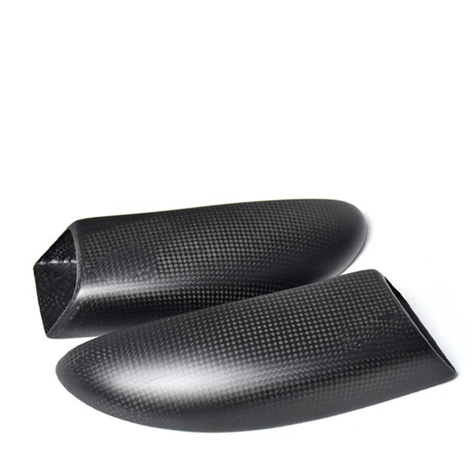 Conductos de refrigeración en fibra de carbono mate liso para frenos Ducati 7