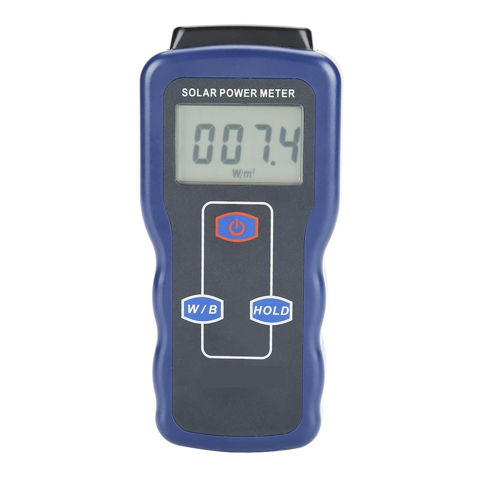 Tint Meter, Solar Power Energy Meter, 206 Digital Solar Power Meter Sun Light Radiation Measuring Testing Instrument Solar Radiation Meter