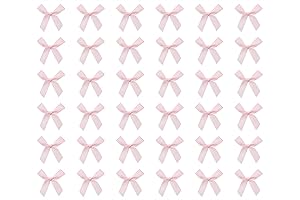 50 Pieces Mini Satin Bows for Embellishment and Decoration