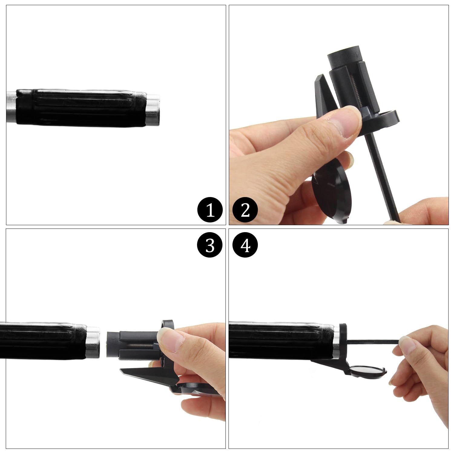 2 Pezzi Specchietto Bici Pieghevole Specchietto Retrovisore Bicicletta HD 360° Regolabile Girevole Specchio Bici per Manubrio 16-22mm