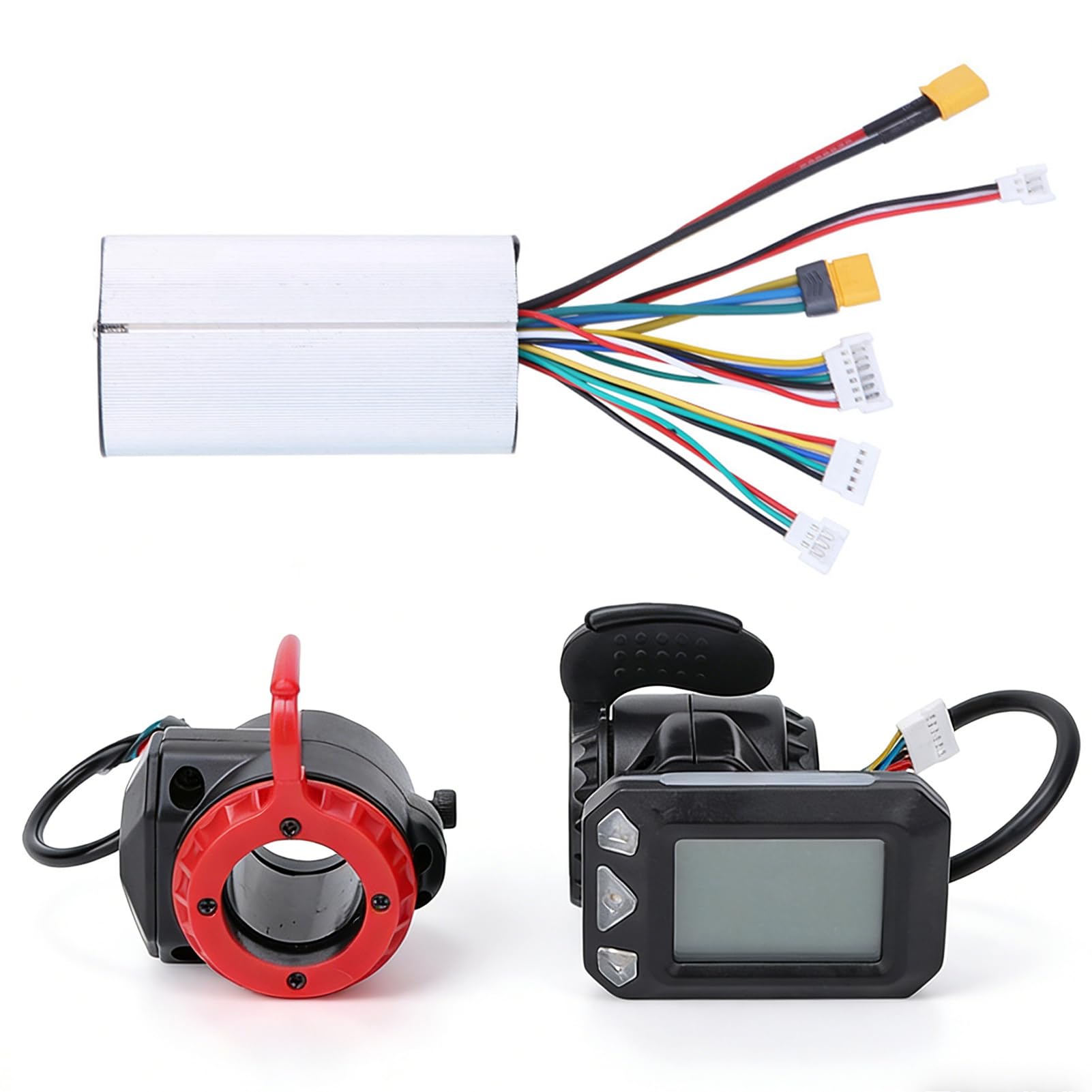 Contrôleur Vélo Électrique 24V 250W Avec Écran LCD 5.5" – Kit Complet Contrôleur Sans Balais + Accélérateur + Frein Pour Scooter VAE Mini Vélo