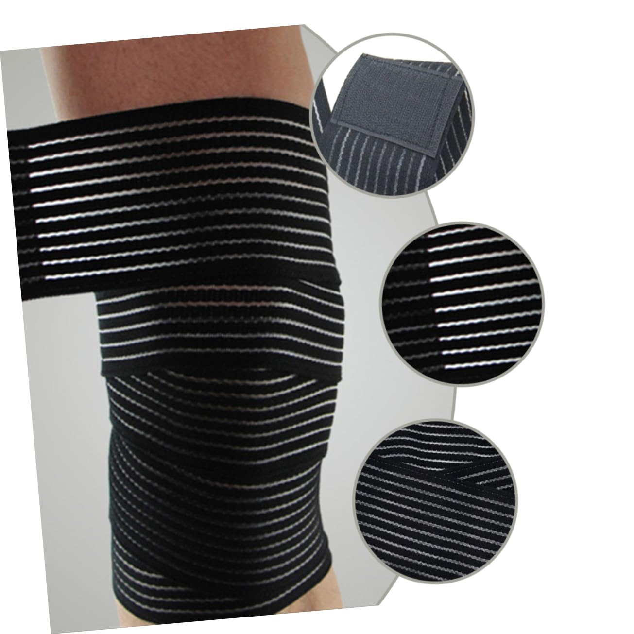 2pcs Breathable Elastic Knee Support Braces for Sports Pads for Athletic Use Comfortable and Washable for Basketball Volleyball and Gardening Activities Black