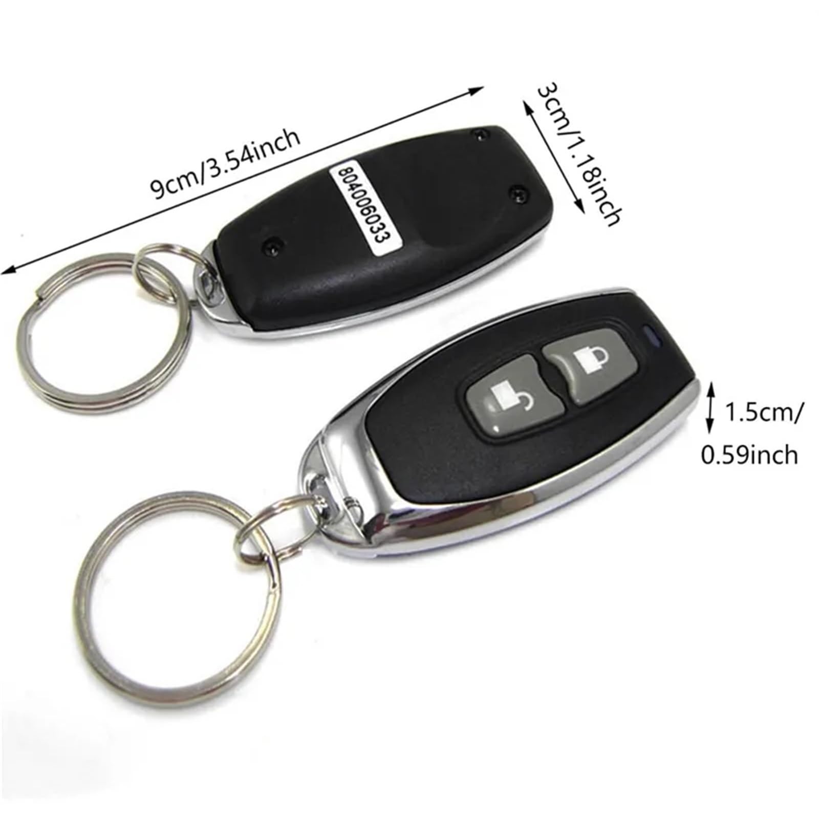 SystèMe D'Alarme Antivol pour Voiture Système d'alarme de Voiture à Sens Unique, sirène sans Fil, avec télécommande, capteur de Vibrations de Voiture, immobilisation de sécurité