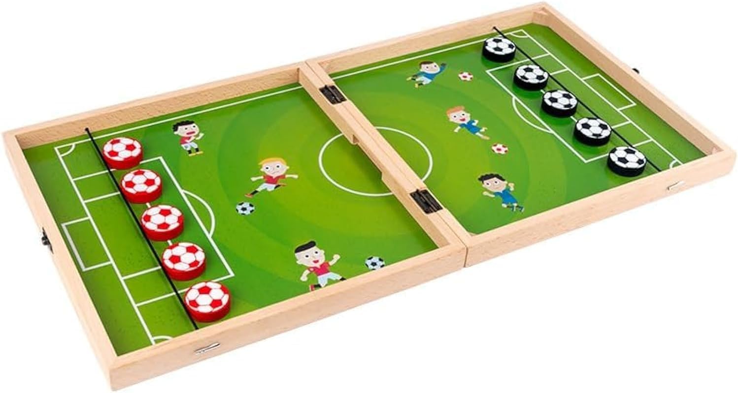 HAOWINS-PAN Multi-function game of chess box parent-child table game against toy catapult chess toy chess, checkers, football field play chess, gobang board game table game 4 in 1.