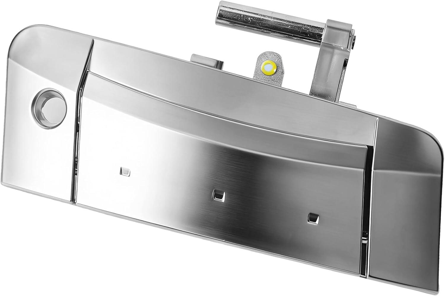 Exterior Chrome Door Handle | Outside Front Left Driver Side | Compatible with 2003-2009 Nissan 350Z | OE # 80607-CD41E, 80607-CD40B | with Keyhole