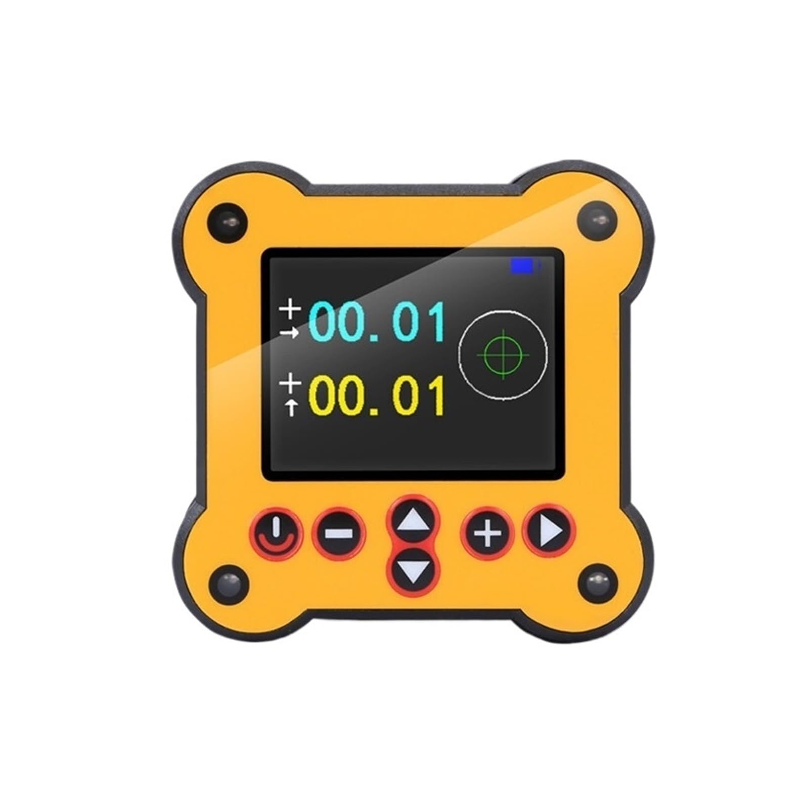 Evpeoetcpc One Color Dual Axis Inclinometer, Electronic Level Digital Lcd Angle Protractor Angle Measurement Two-Centered Parallel Ruler(Double Shaft(With Magnetic))