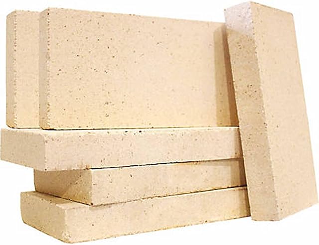 Coals 4 You 10 Vermiculite Villager Stove Fire Bricks 4.5" x 9" Multi Fuel Woodburner Logburner, 10vermbrick