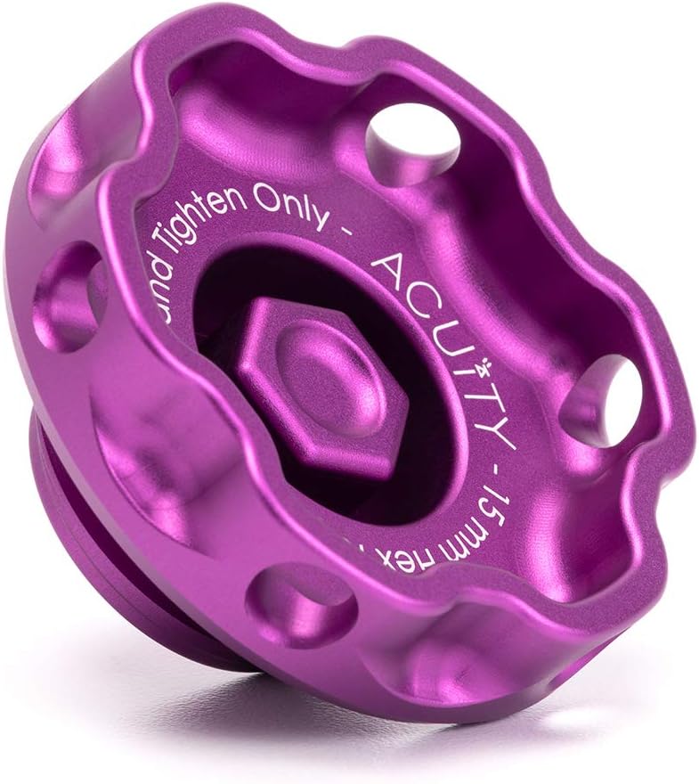 Podium Oil Cap in Satin Purple for Hondas/Acuras