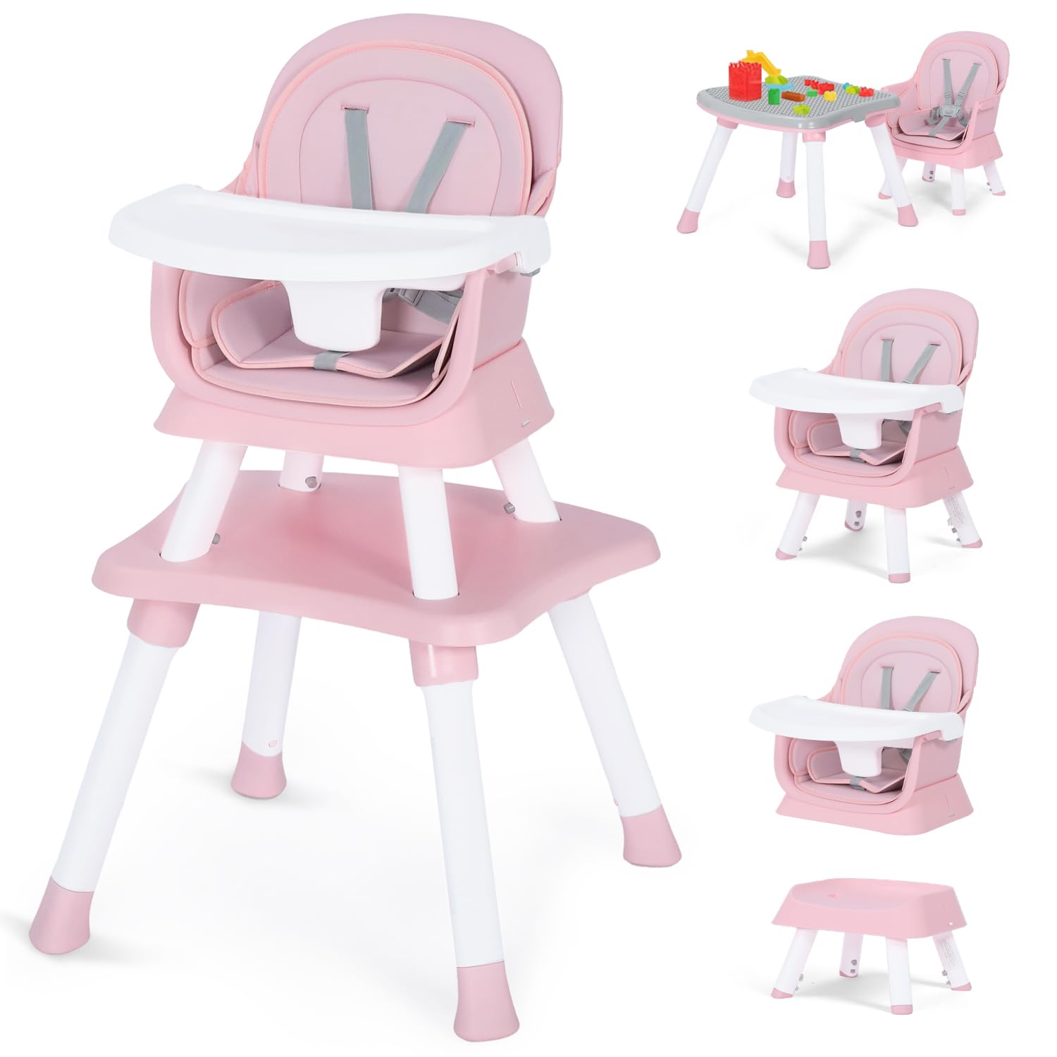 Kinder King 8-in-1 Baby High Chair