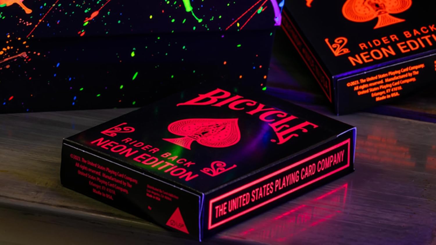 Murphy's Magic Supplies, Inc. Bicycle Star-Fire Pink Neon Playing Cards