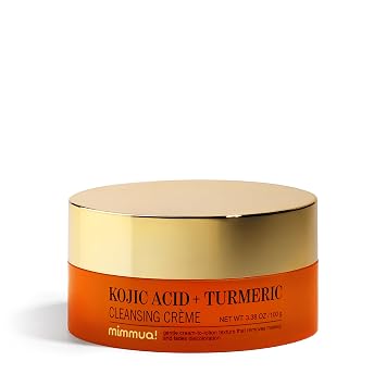 KOJIC ACID TURMERIC CLEANSING CREME | Balm to Oil Cleanser | Makeup Remover Cleansing Cream | No Eye Stinging | Helps Even Tone & Fade Hyperpigmentation w/Consistent Use 100ml / 3.38 Fl Oz