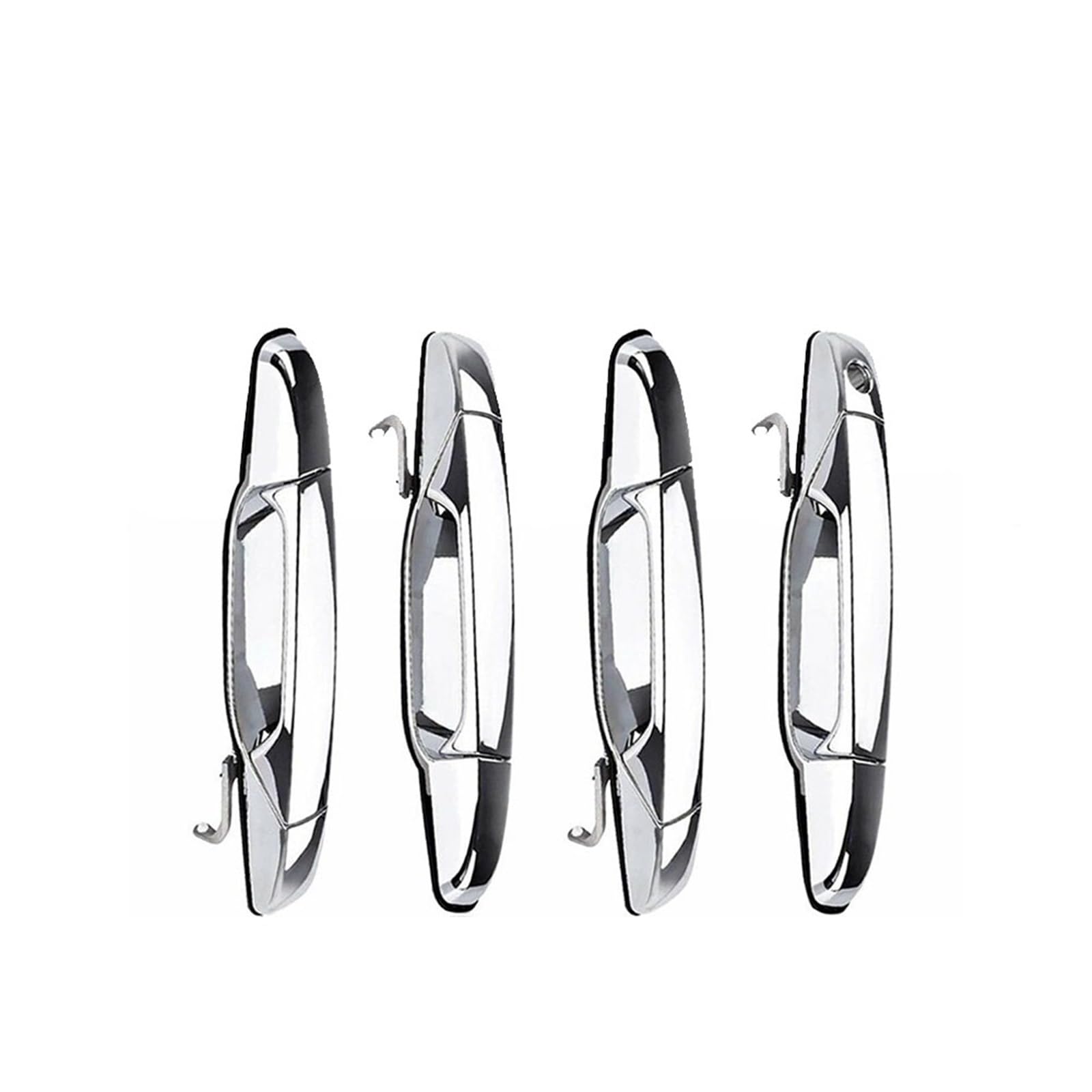 Vdifsvb for Chevy for Silverado for Suburban 1500 2500 for Avalanche for Tahoe 25960525 20828258 22738721 Front Driver Side Door Handle Side Exterior Door Handle(Chrome)