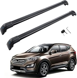 MOFANS Roof Rack Cross Bars Fit for Hyundai Santa Fe 2013 2014 2015 2016 2017 2018 Cross Bars Cargo Baggage Top Rail Luggage Bike Load Rack (2 PCS)